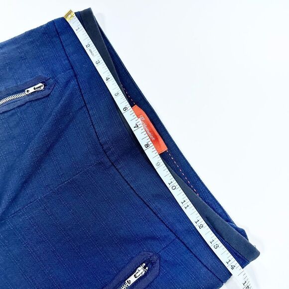 Cartonnier navy cotton straight leg trouser 4 - Picture 12 of 12